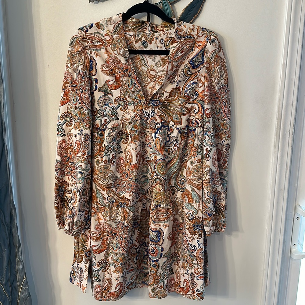 Women’s flows boho style dress size large
